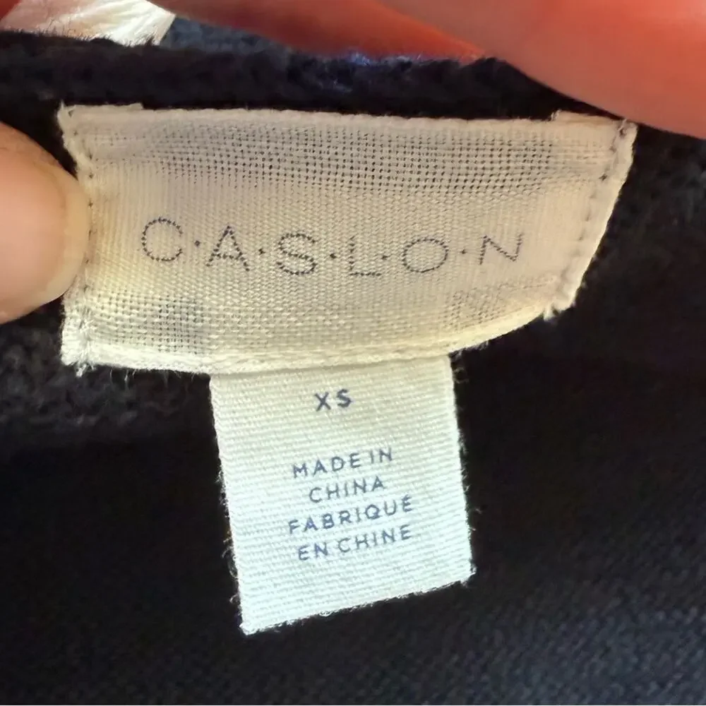 Caslon Womens XS Whimsigoth Cut‎ Out Long Sleeve Knit Sweater Grunge Sexy